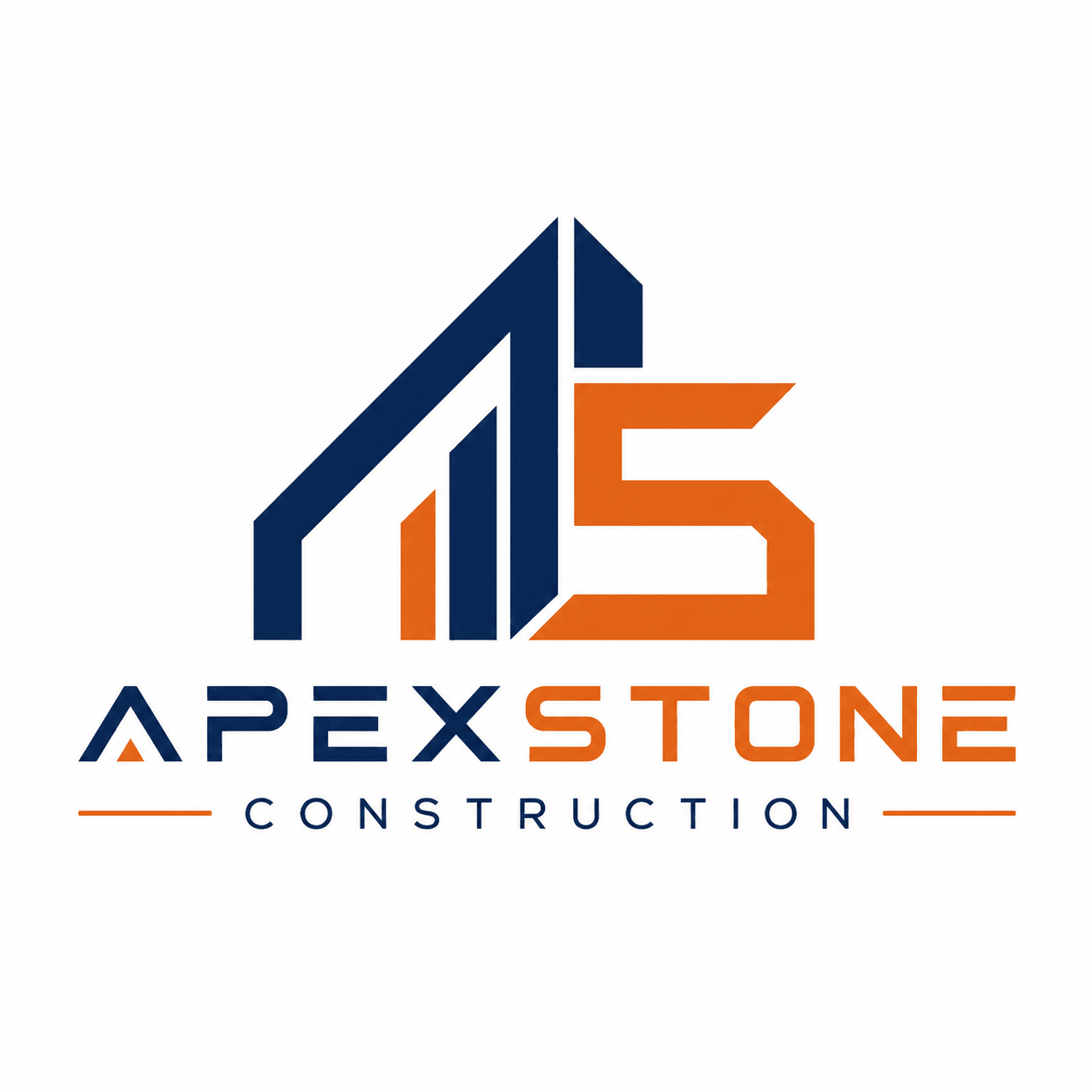 ApexStone Construction Logo