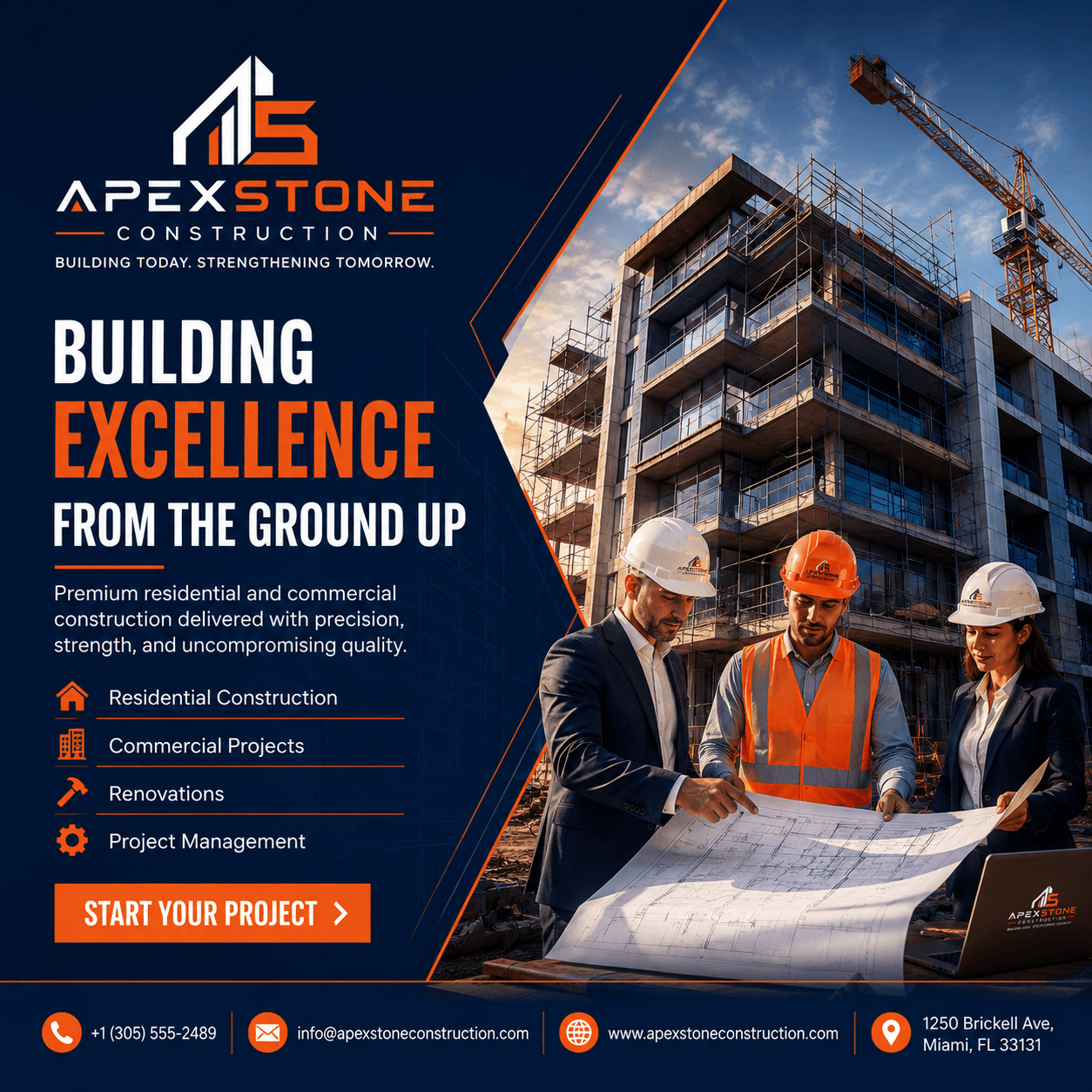 ApexStone Construction Social Post
