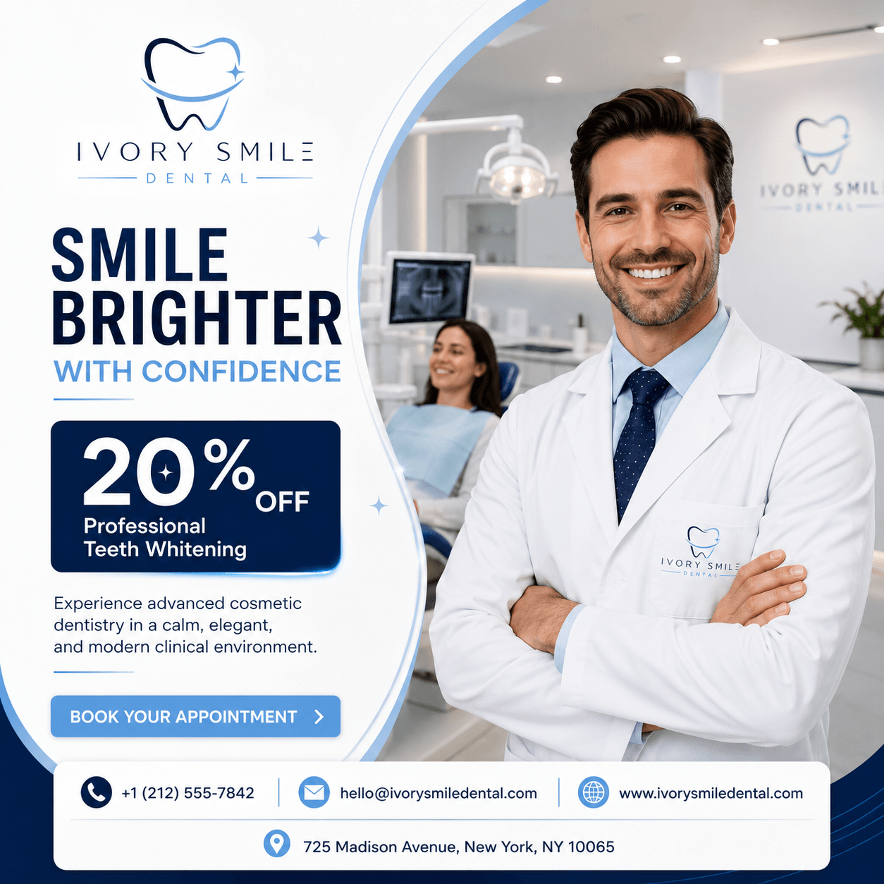 Ivory Smile Dental Social Post