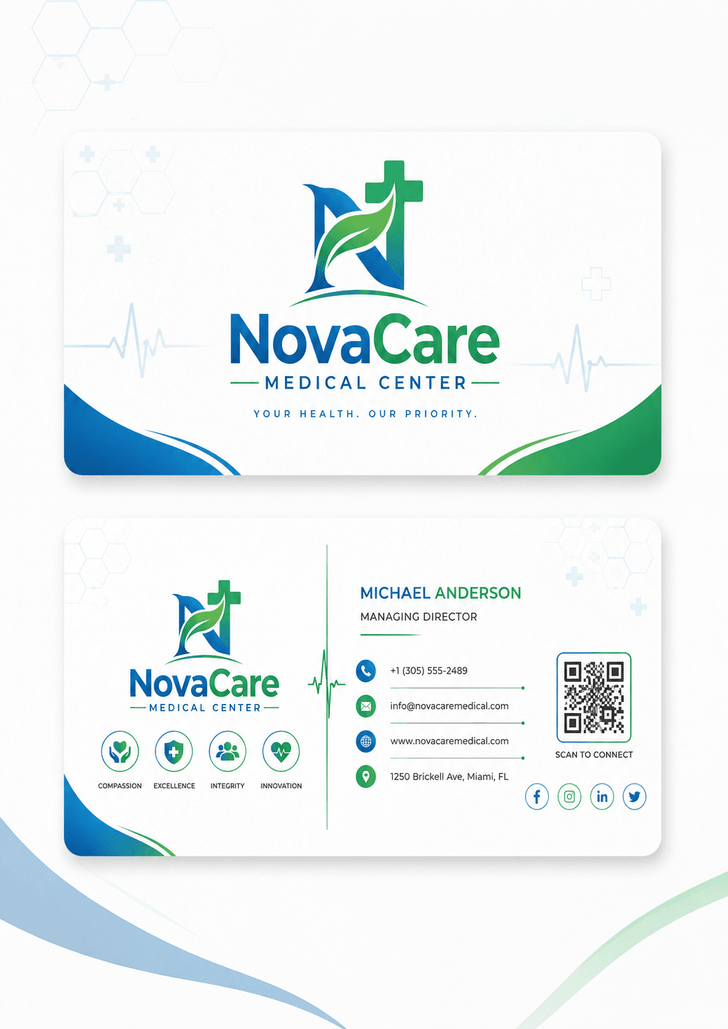 NovaCare Medical Center Business Card