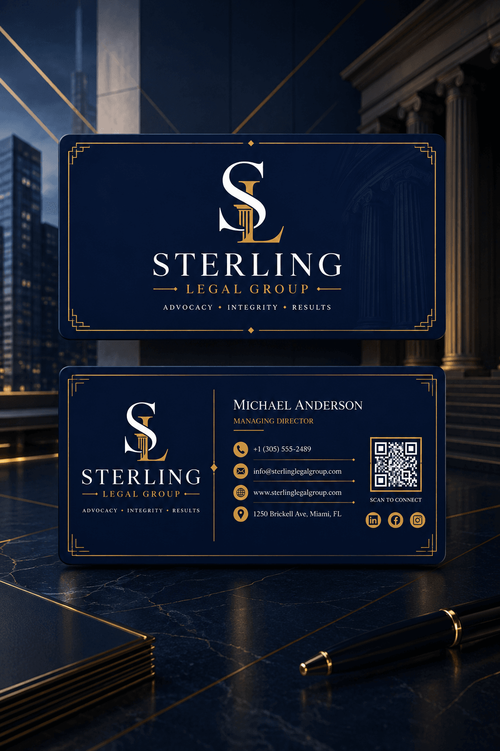 Sterling Legal Group Business Card