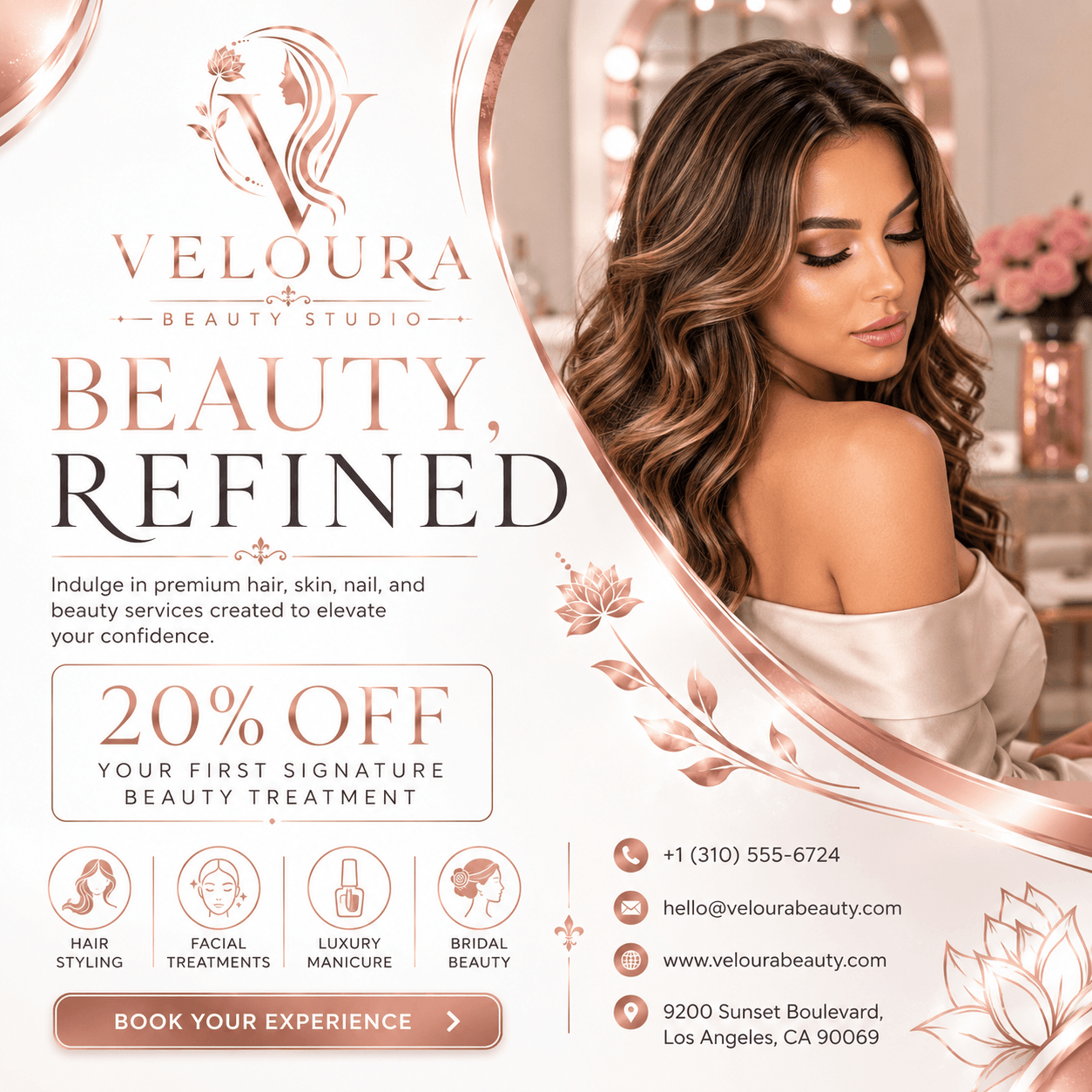 Veloura Beauty Studio Social Post